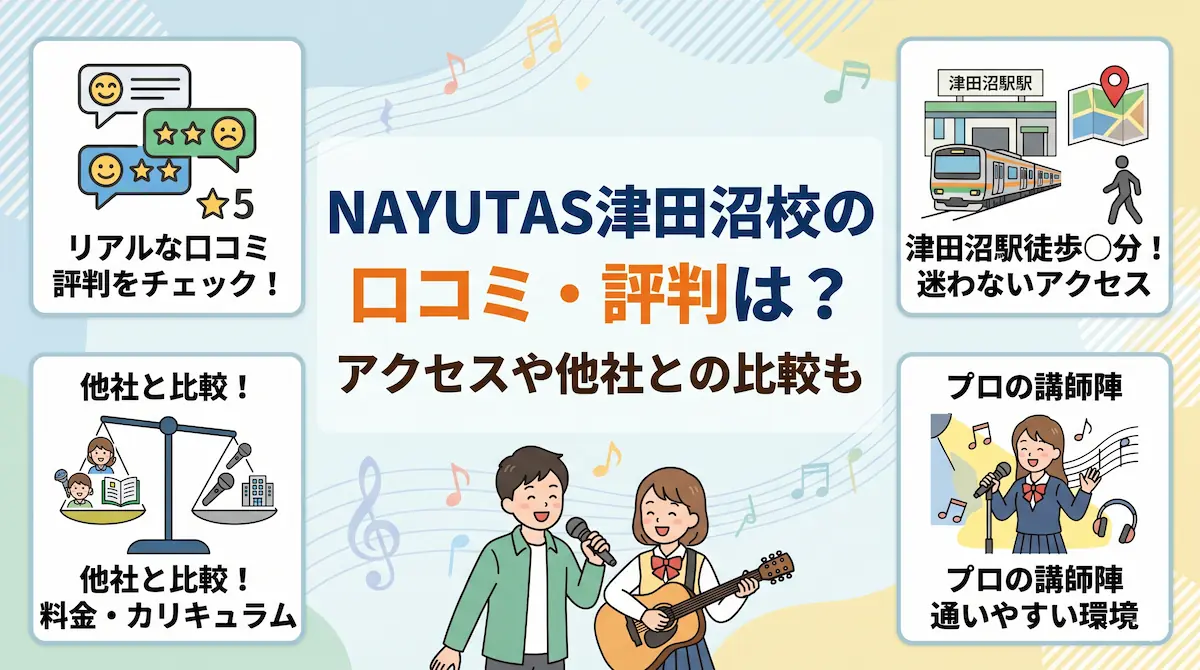 NAYUTAS津田沼校の口コミ・評判は？アクセスや他社との比較も　アイキャッチ